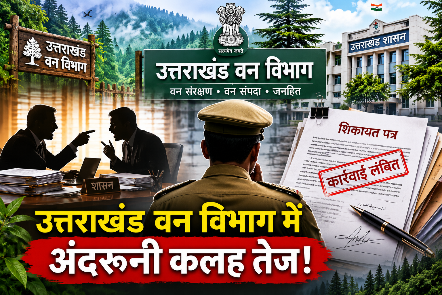 उत्तराखंड वन विभाग में अंदरूनी कलह तेज, बढ़ सकता है विवाद
